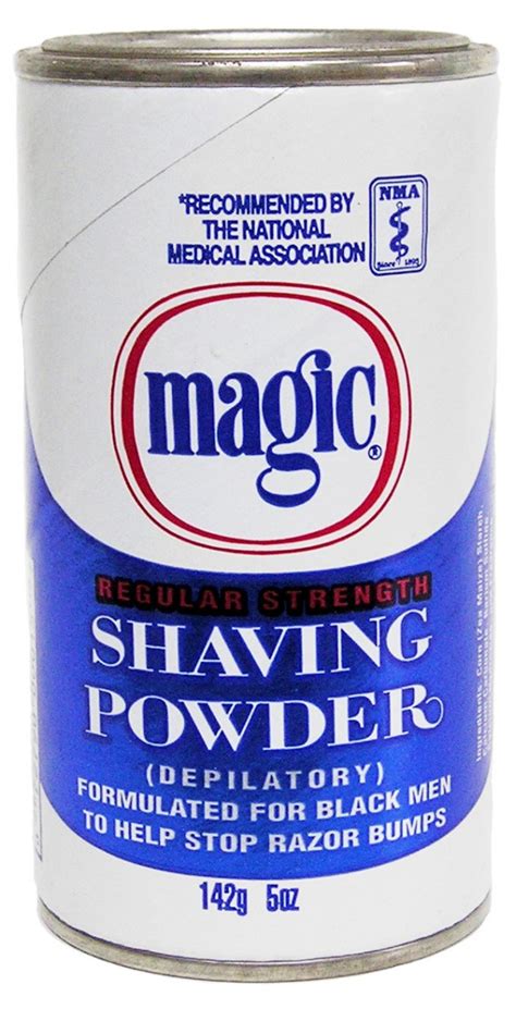Magic shaving powder blue